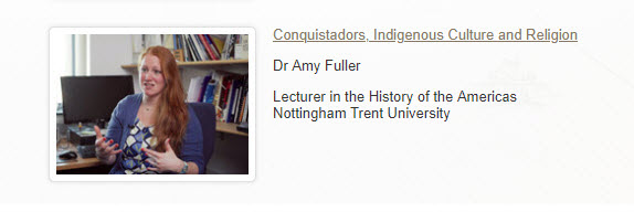 Conquistadors, Indigenous Culture and Religion - Video Interview by Dr Amy Fuller